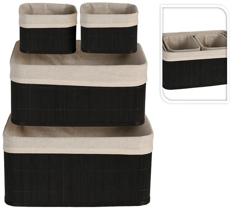 Σετ διακοσμητικά καλάθια H&amp;S Collection - 4 τεμάχια