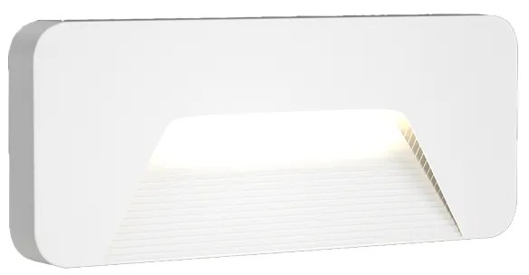 Φωτιστικό τοίχου Kentucky LED 3W 3CCT Outdoor Wall Lamp White D:22cmx8cm (80202020) - 80202020 - 1.5W - 20W - 80202020