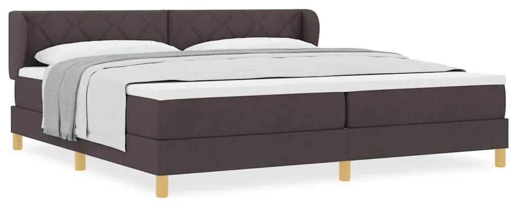vidaXL Κρεβάτι με Ελατήρια και Στρώμα Κρεμ 90x200 εκ Υφασμα με στρώμα