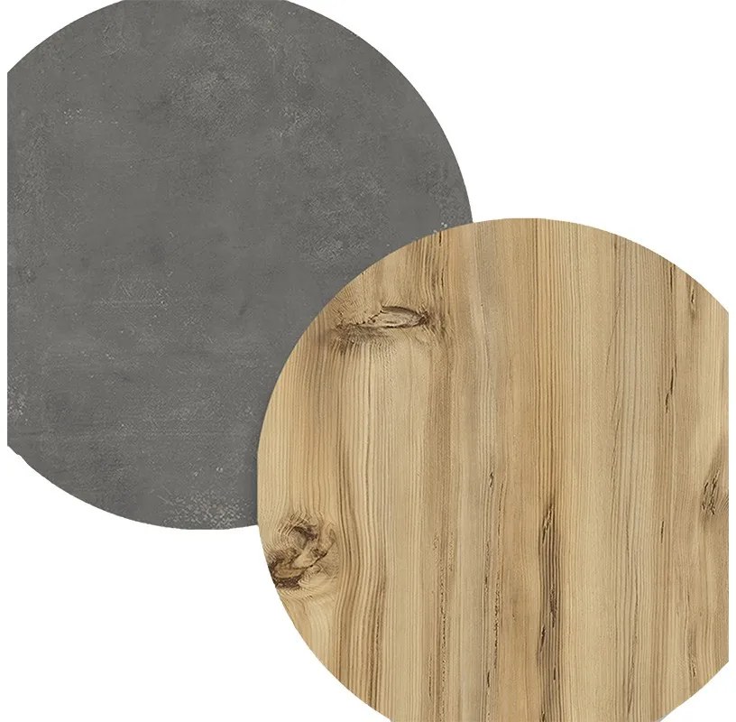 Βιβλιοθήκη &quot;VIANA&quot; σε χρώμα felt/γκρι 76x25x170