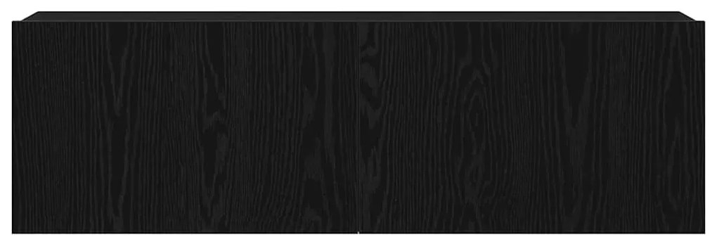 vidaXL Ντουλάπι TV Μαύρη Οξυά 100 x 30 x 30 cm Επεξεργασμένο ξύλο