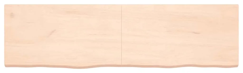 vidaXL Ράφι Τοίχου 180x50x(2-6) εκ. από Ακατέργαστο Μασίφ Ξύλο Δρυός