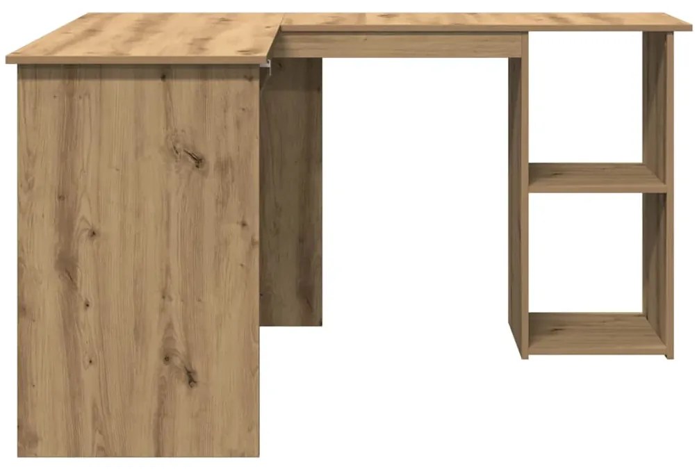 vidaXL Γραφείο Γωνιακό Τεχνίτης Δρυς 120x140x75 εκ Επεξεργασμένο Ξύλο