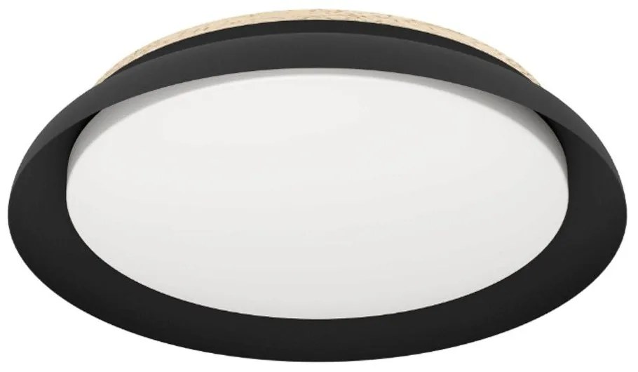 Φωτιστικό Οροφής - Πλαφονιέρα Penjamo 1 900857 46,5x6,5cm Led 3000K IP20 Black Eglo