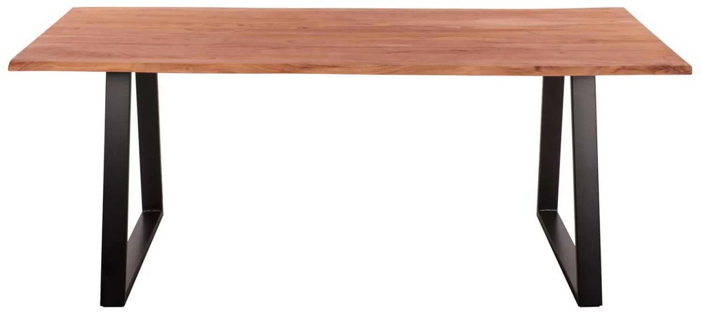 ΤΡΑΠΕΖΙ ΤΡΑΠΕΖΑΡΙΑΣ SOFIA SLIM HM8501.11 ΑΠΟ ΜΑΣΙΦ ΞΥΛΟ ΑΚΑΚΙΑΣ 200x100x77Υ εκ.