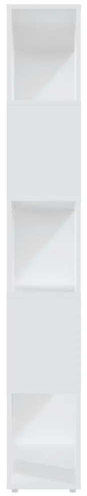 vidaXL Βιβλιοθήκη/Διαχωριστικό Χώρου Λευκό 80x24x155 εκ. Μοριοσανίδα