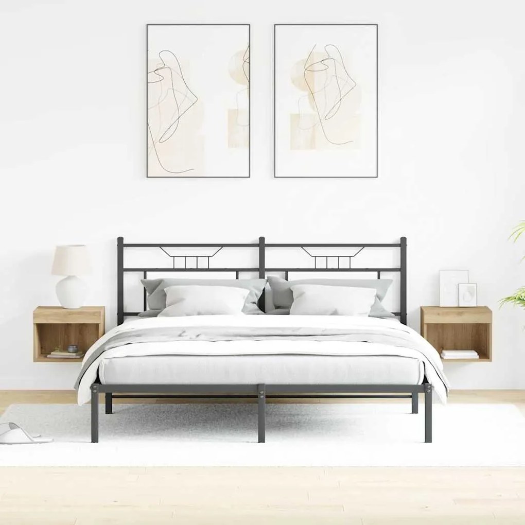 vidaXL Ντουλάπι TV Επιτοίχιο 2 pcs artisan δρυς 40 x 30 x 30 εκ