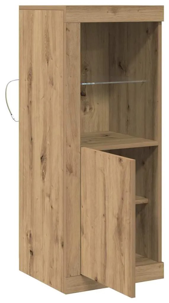 vidaXL Πλαϊνό γραφείο Καφέ 41 x 37 x 100 εκ Επεξεργασμένο ξύλο