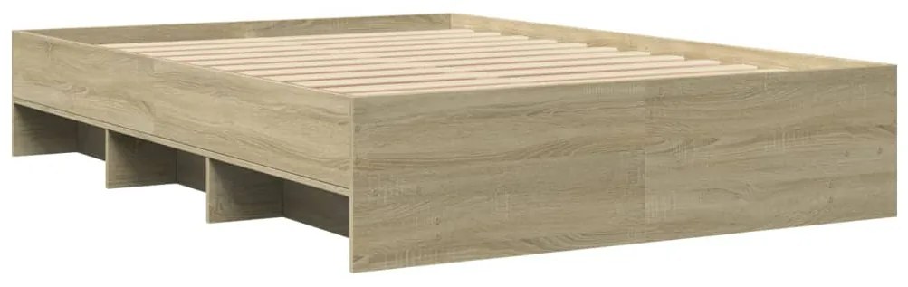 vidaXL Πλαίσιο Κρεβατιού Χωρ. Στρώμα Sonoma Δρυς 120x200εκ. Επ. Ξύλο