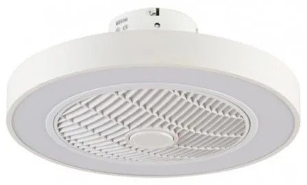 Ανεμιστήρας Οροφής LED 36W 3CCT Φ50 Chilko Inlight 101000310 Λευκό