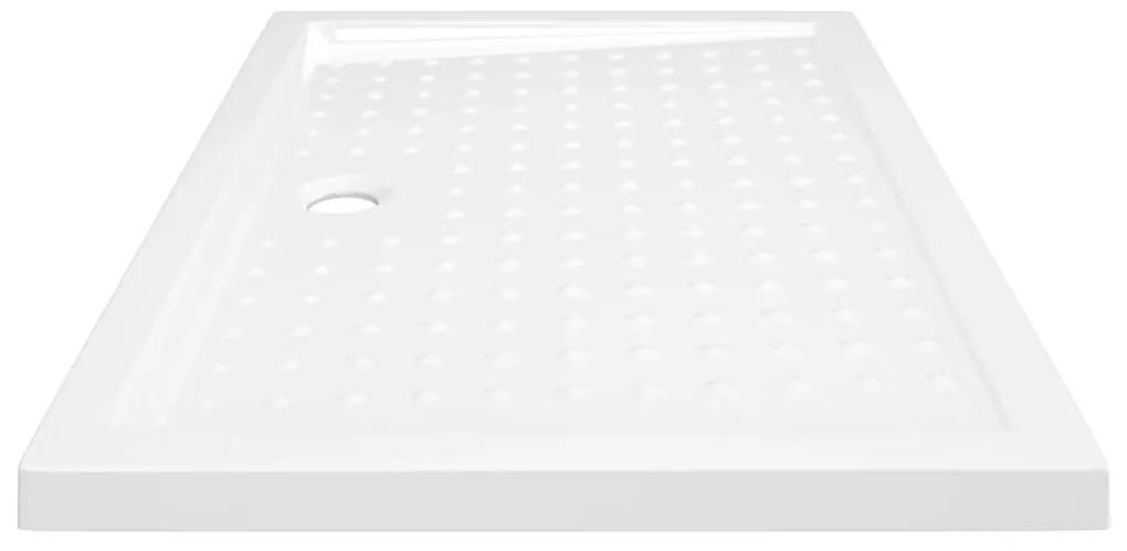 vidaXL Βάση Ντουζιέρας με Σχέδιο Τάπας Λευκή 70 x 100 x 4  εκ. από ABS