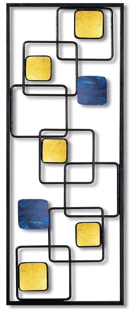 Διακοσμητικό Τοίχου Infinite 891TNL1574 74x5x28cm Multi Wallity Μέταλλο