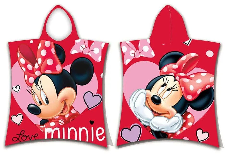 Πόντσο Disney Minnie 05 Red DimCol