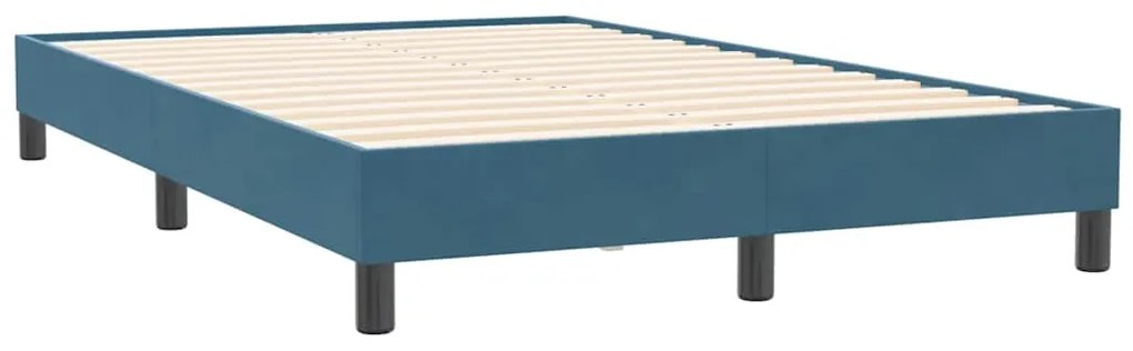 ΚΡΕΒΑΤΙ BOXSPRING ΜΕ ΣΤΡΩΜΑ ΣΚΟΥΡΟ ΜΠΛΕ 120X210 ΕΚ. ΒΕΛΟΥΔΙΝΟ 3316591