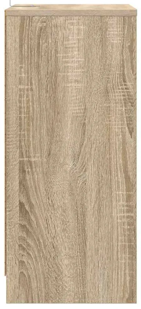 vidaXL Κομοδίνο Δρύς Sonoma 40 x 30 x 467 εκ Επεξεργασμένο ξύλο