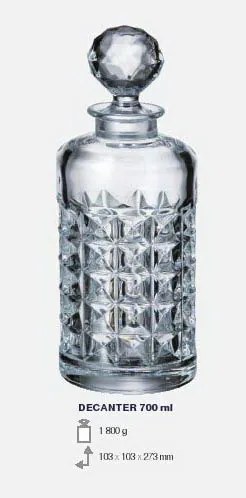 Καράφα Κρυστάλλινη Bohemia Diamond 700ml CTB03102300