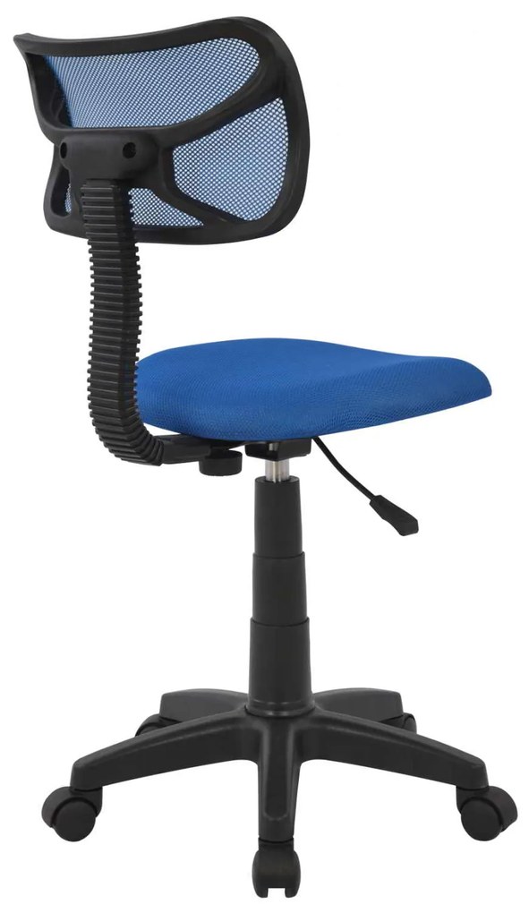 ΚΑΡΕΚΛΑ ΓΡΑΦΕΙΟΥ AKHILA HM1026.06 ΜΠΛΕ ΥΦΑΣΜΑ MESH 40,5x50,5x91,5 εκ.