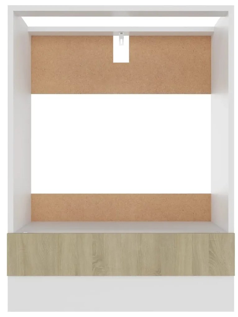 vidaXL Ντουλάπι για Φούρνο Lyon Sonoma Δρυς 60x46x81,5 εκ. Επεξ. Ξύλο