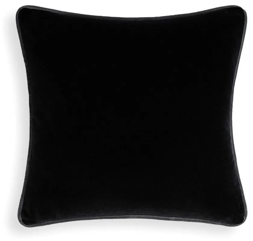 Μαξιλαροθήκη Διακοσμητική Velour Anthracite Bassetti 45X45 Cotton-Polyester