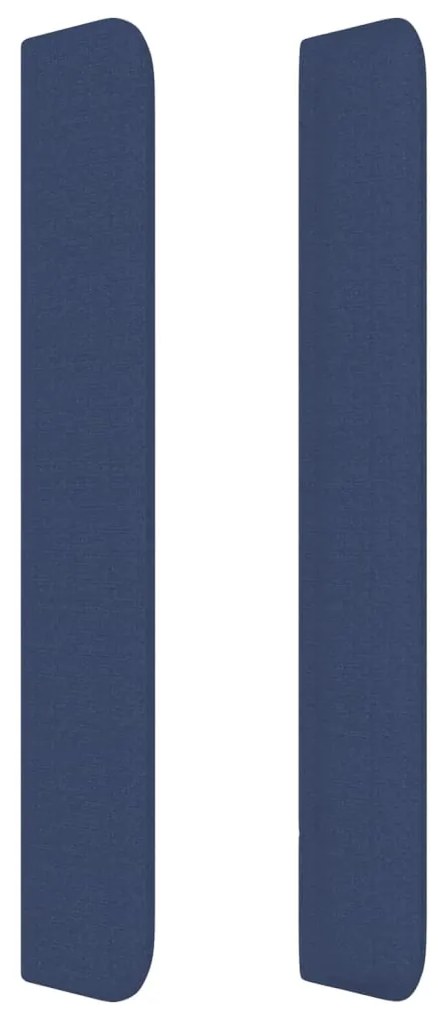 vidaXL Κεφαλάρι με Πτερύγια Μπλε 147x16x118/128 εκ. Υφασμάτινο