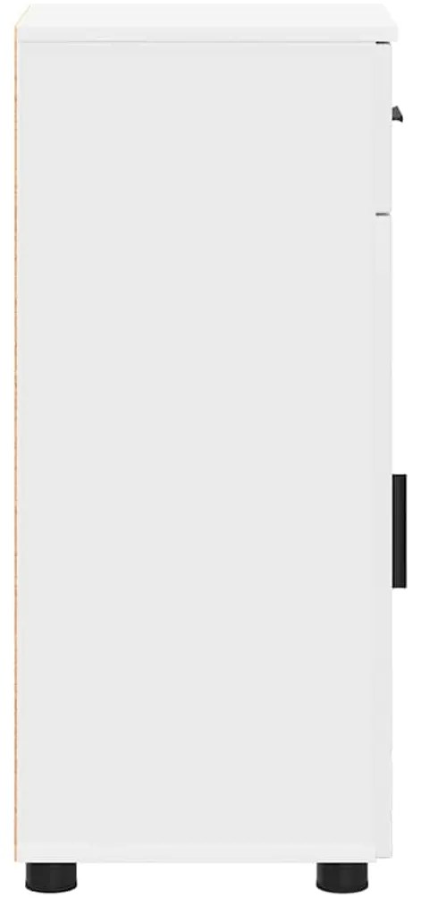 vidaXL Ντουλάπι Μπάνιου με συρτάρι με αποθήκευση Λευκό 30 x 35 x 80 εκ