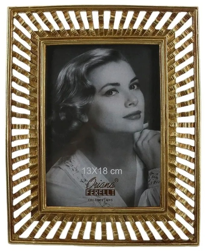 Κορνίζα XL24059157 13x18cm Gold Oriana Ferelli Πολυρεσίνη