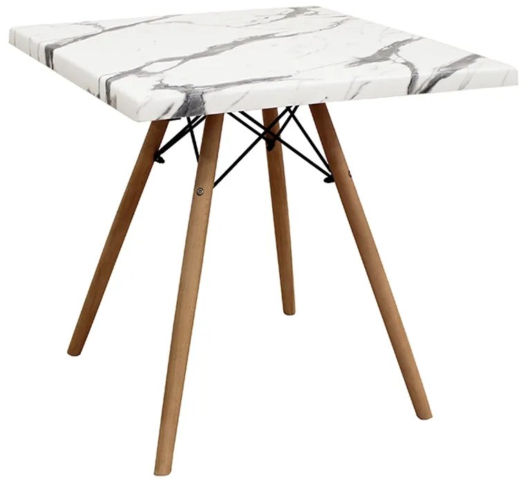 RANDY WERZALIT 70Χ70Χ73εκ. ΜΑΡΜΑΡΟ CARRARA ZITA PLUS 70X70Χ73εκ.