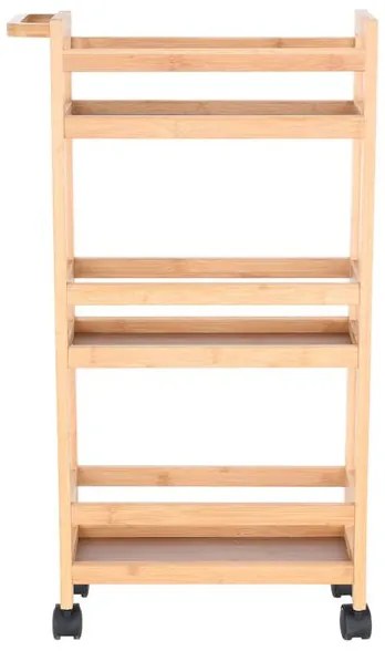 Estia Τρόλεϊ Οργάνωσης Bamboo Essentials 3 Επιπέδων 36x15x74cm 01-27575