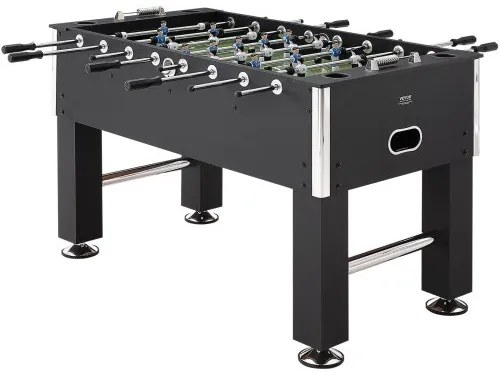 VEVOR Foosball Table, 55 inch Standard Size Foosball Table, Indoor Full Size Foosball Table for Home, Family, and Game Room, Soccer with Foosball Table Set, Includes 4 Balls and 4 Cup Holders