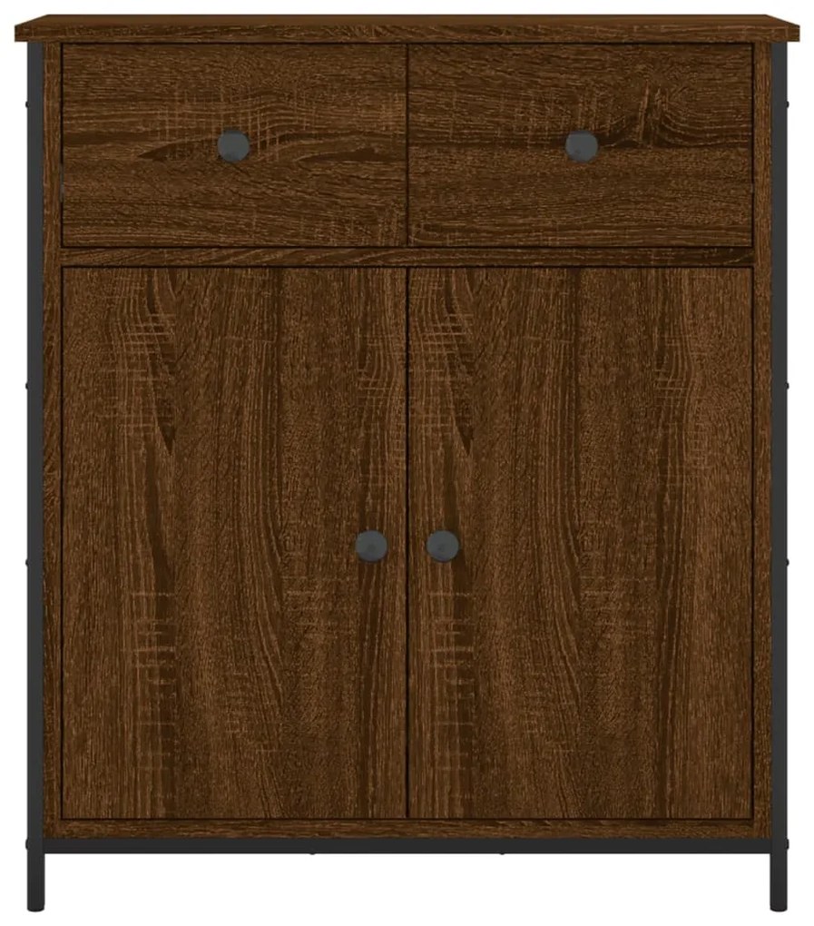 vidaXL Ντουλάπι Καφέ Δρυς 70 x 30 x 80 εκ. από Επεξεργ. Ξύλο