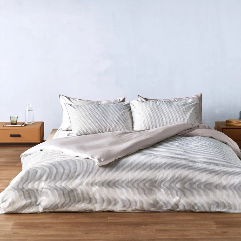 Σεντόνια Dimitri 12 (Σετ 4τμχ) Ecru-Beige Kentia Υπέρδιπλo 240x270cm 100% Βαμβακοσατέν