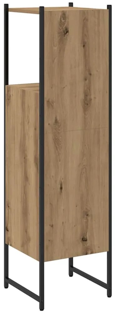 vidaXL Ντουλάπι μπάνιου Δρυς τεχνίτης 33x33x120,5 cm