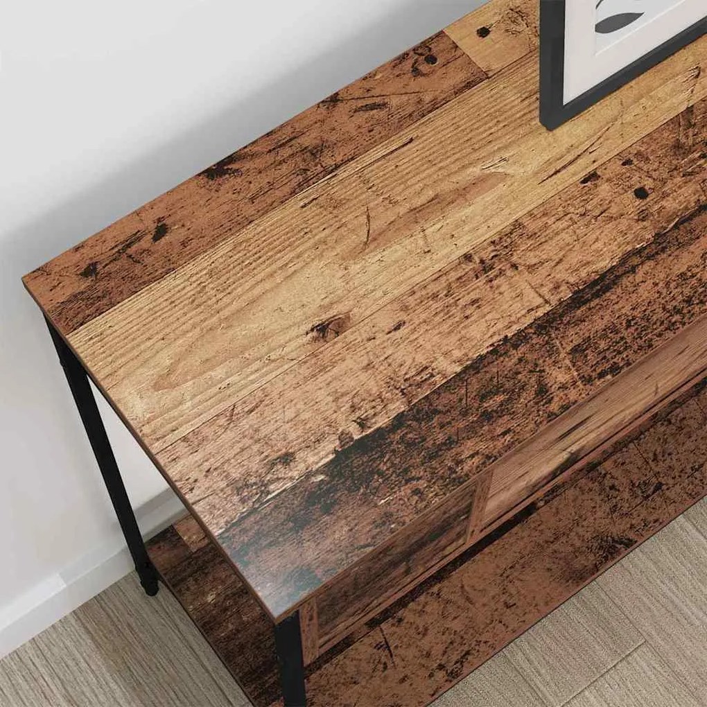 vidaXL Τραπέζι κονσόλας Άλλο Παλαιό ξύλο 100 x 34.5 x 75 εκ.