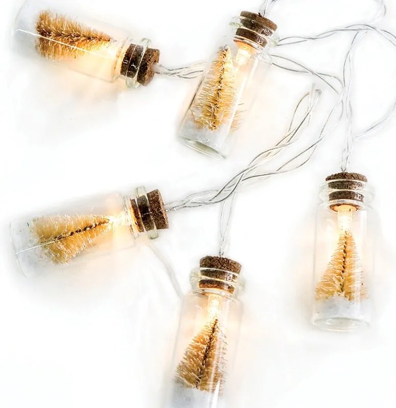 LED λαμπάκια σε σειρά Glass bottle tree-Leuko (10 τεμάχια)