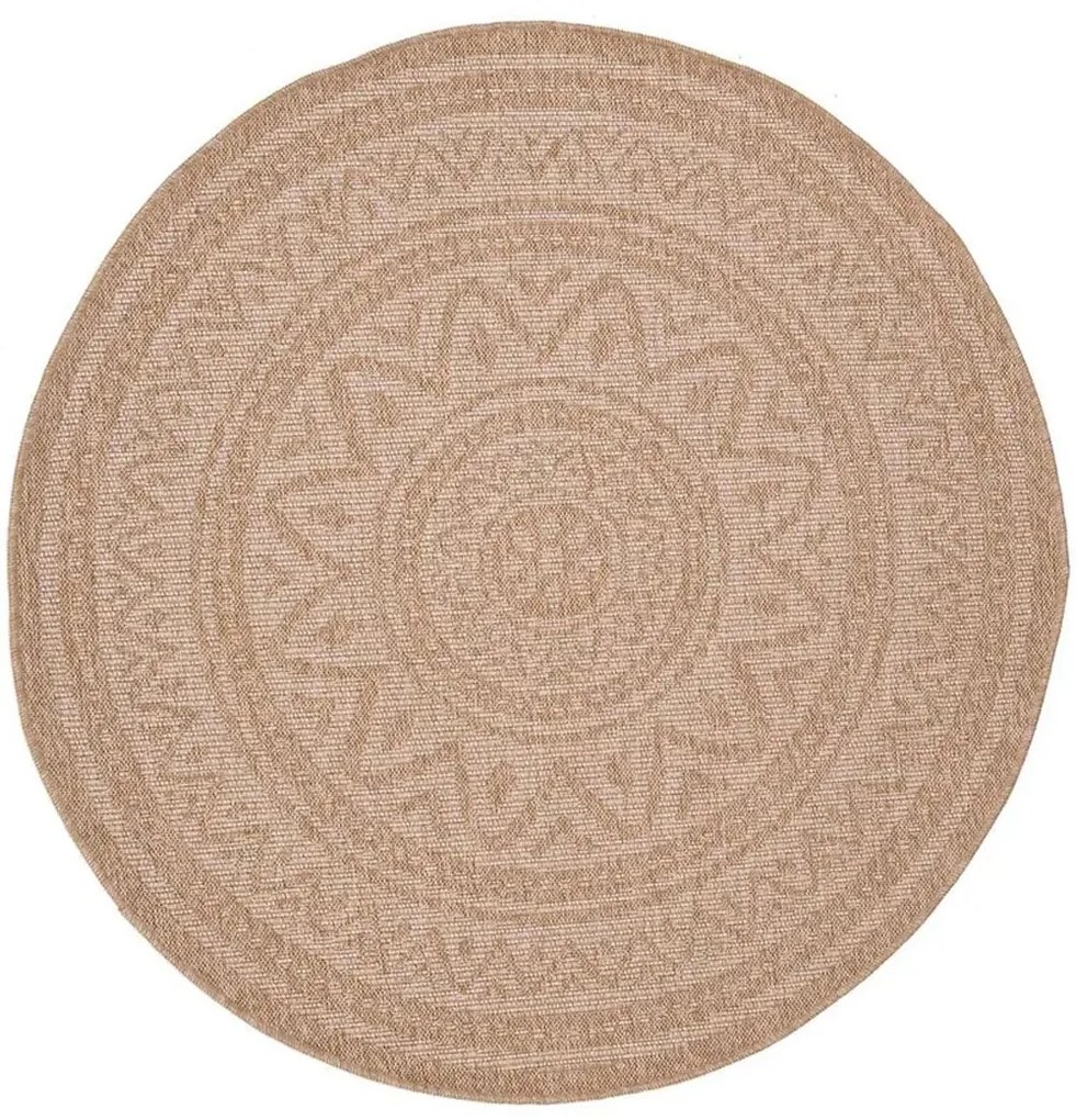 Χαλί Ψάθινο Avanos 8871 White Royal Carpet 200X200cm Round