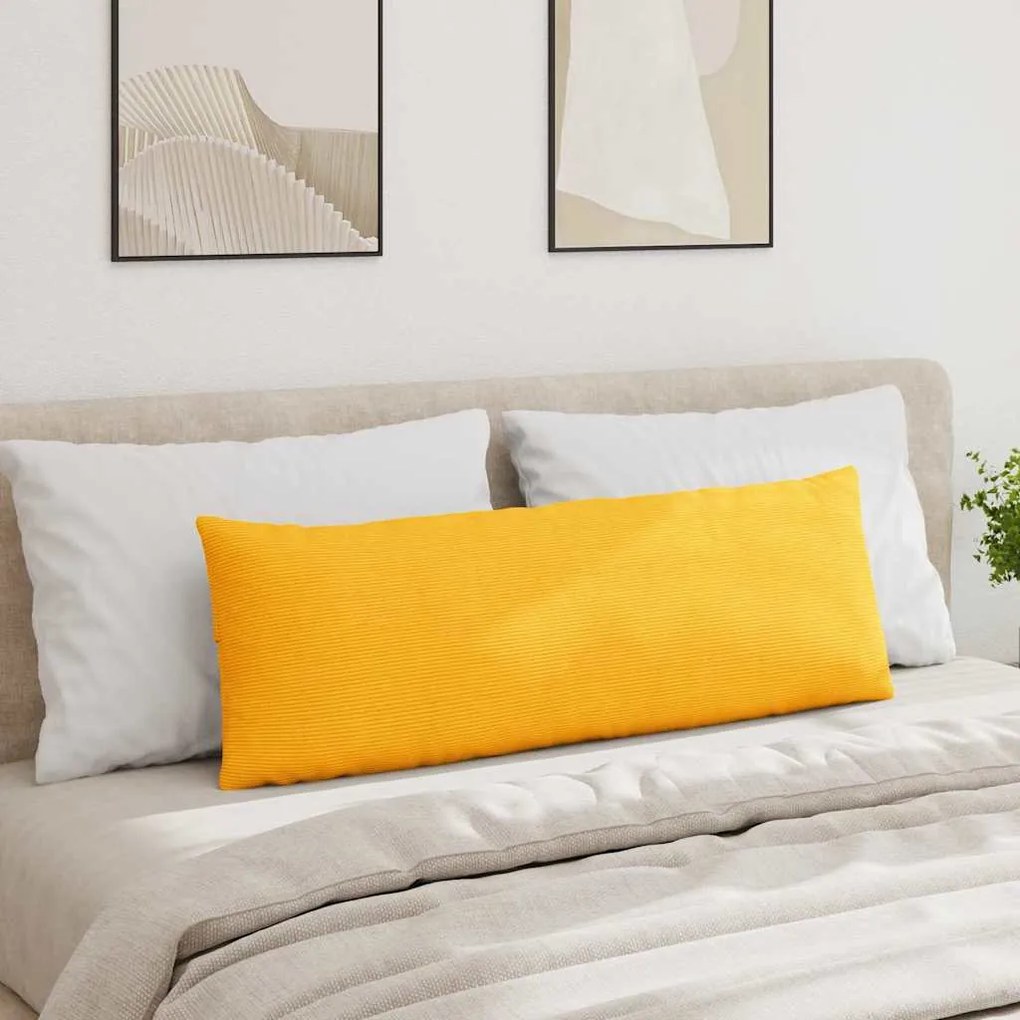 vidaXL Μαξιλάρι Καναπέ 2 pcs Απαλό Κίτρινο 120 x 40 cm
