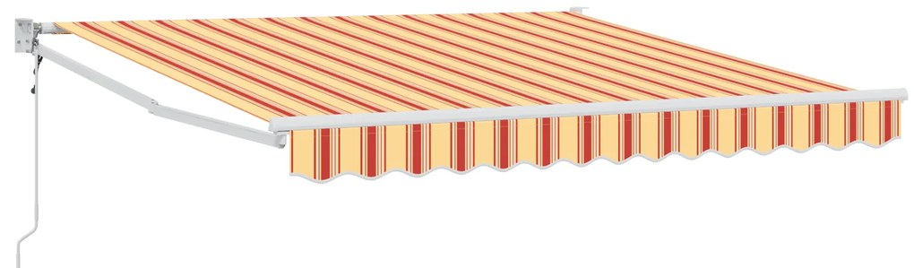 vidaXL Αυτόματη Τέντα Κίτρινη και Πορτοκαλί 350x250 εκ.