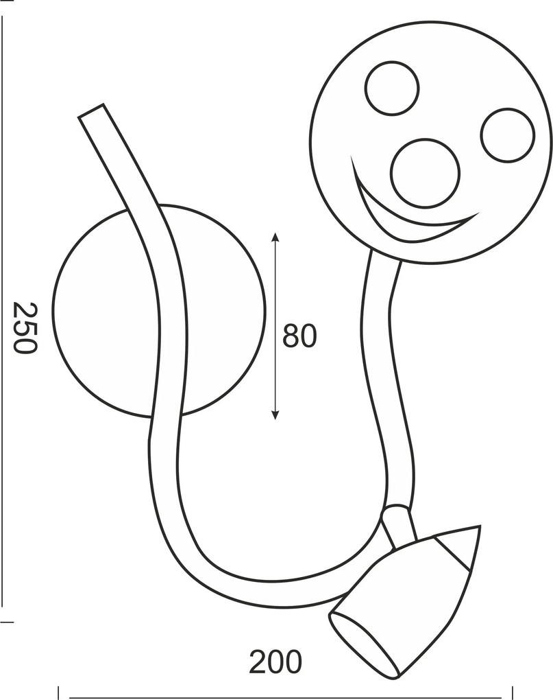 Απλίκα - Σποτ Sunny Μονό