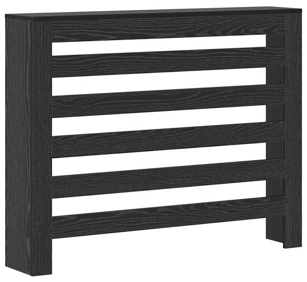 vidaXL Καπάκι Καλοριφέρ Μαύρη Οξυά 104 x 20 x 82 cm Επεξεργασμένο ξύλο