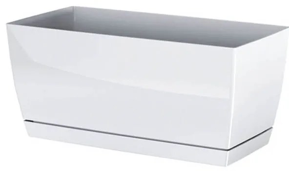 Ζαρντινιέρα Με Πιάτο (29x14.2x13.6) Marhome Coubi Case Λευκό 09-DUPP300-S449