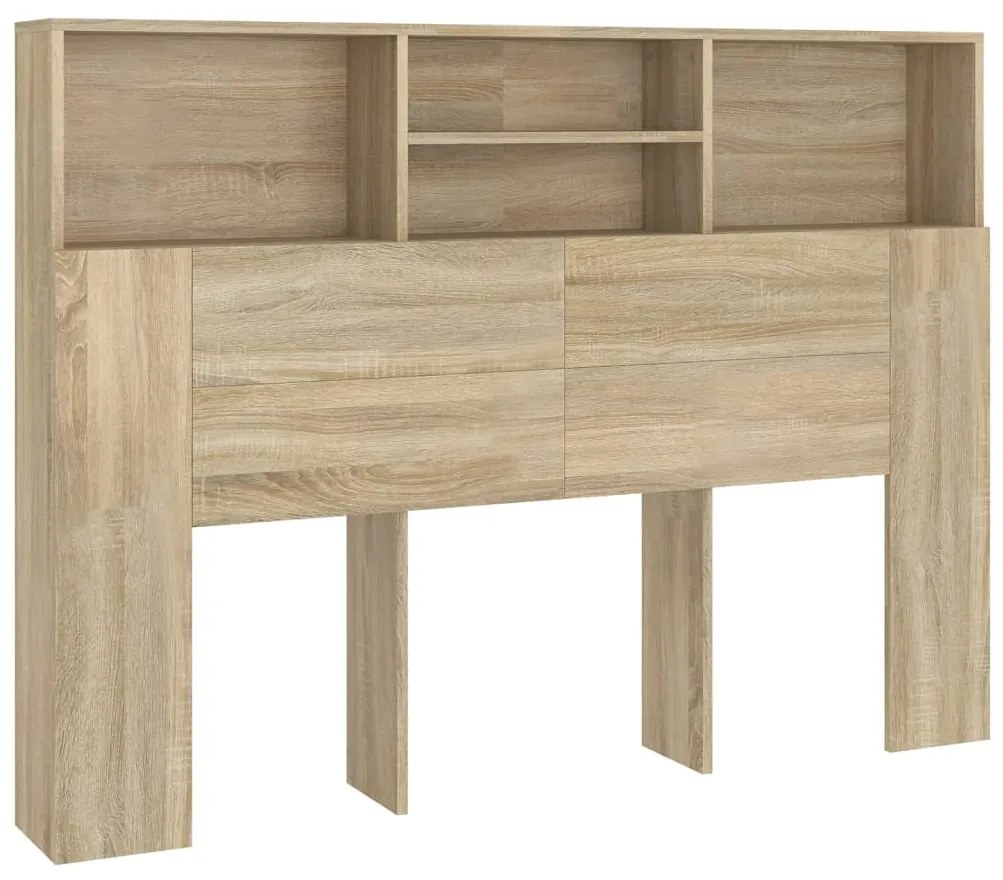 vidaXL Κεφαλάρι Ντουλάπι Sonoma Δρυς 140x19x103,5 εκ.