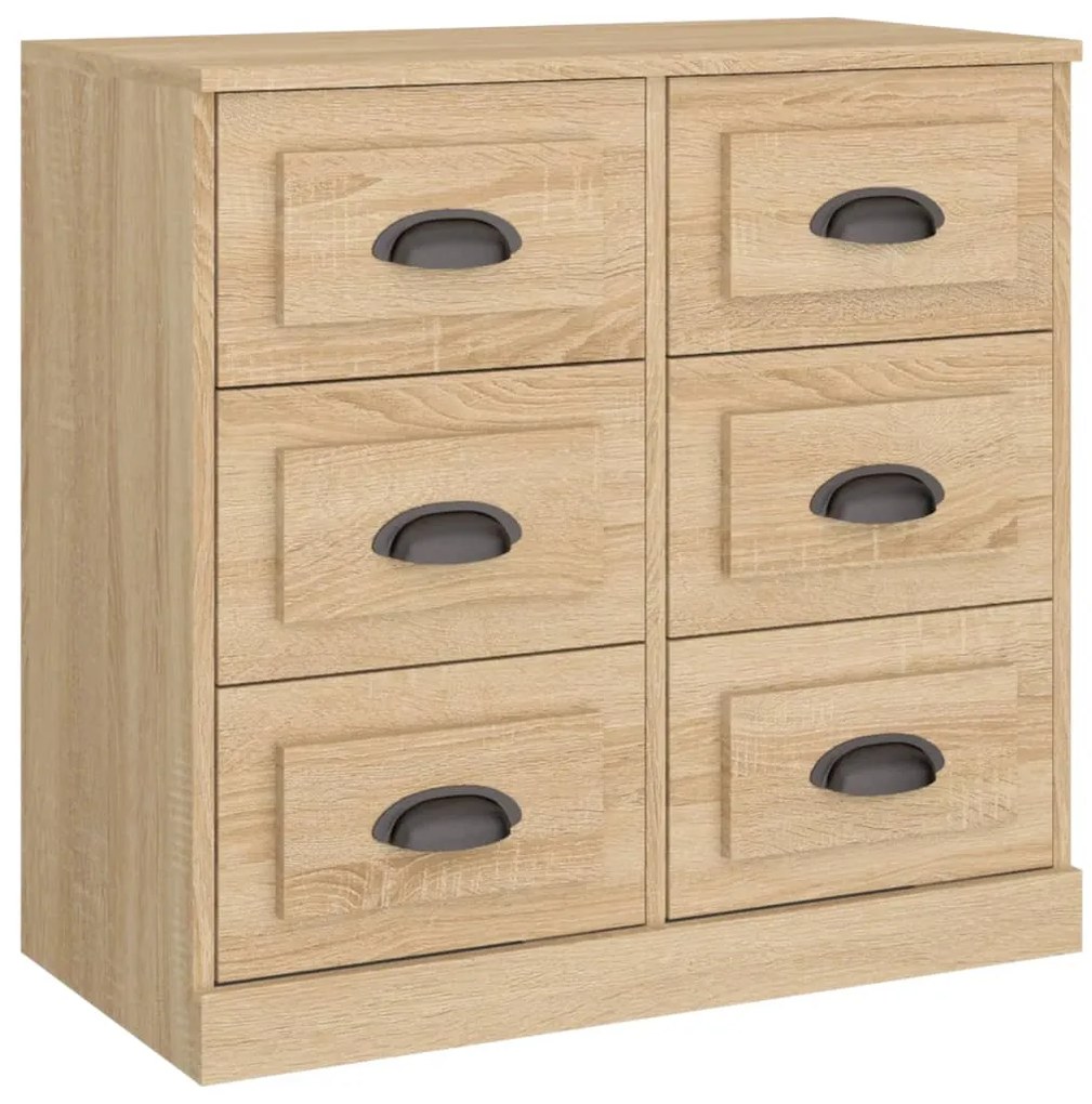 vidaXL Ντουλάπι 2 τεμ. Sonoma Δρυς από Επεξεργασμένο Ξύλο