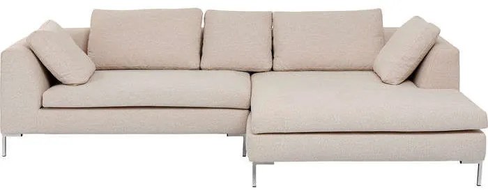 Καναπές Γωνία Gianni Δεξιός Μπεζ EASY CLEAN FABRIC  290x167x88εκ - Μπεζ