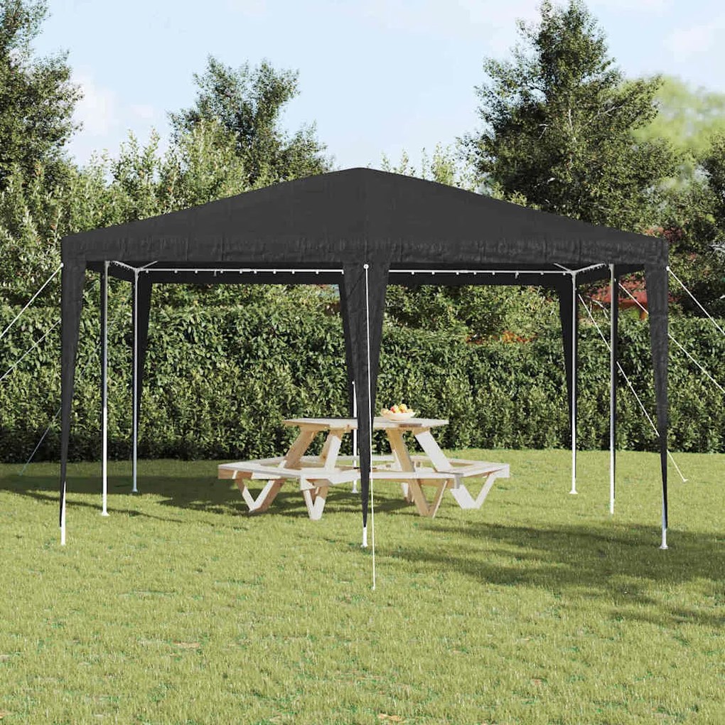vidaXL Σκηνή Πάρτυ Γκρι και Λευκό 400 x 400 x 266 εκ