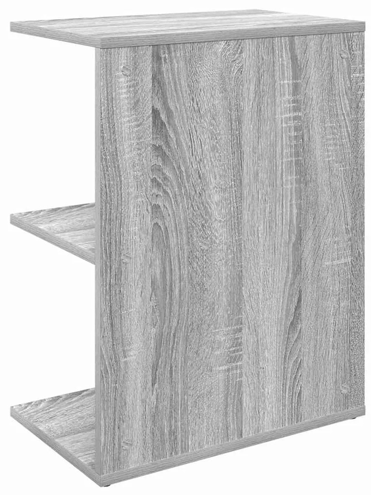 Κομοδίνο Γκρι Sonoma 46,5x29x61 εκ. από Επεξεργασμένο Ξύλο - Γκρι