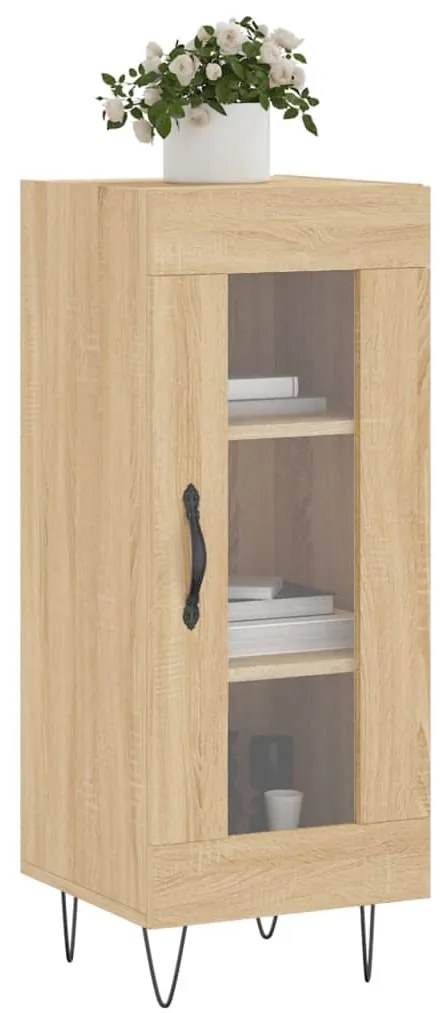 vidaXL Ντουλάπι Sonoma Δρυς 34,5x34x90 εκ. από Επεξεργασμένο Ξύλο