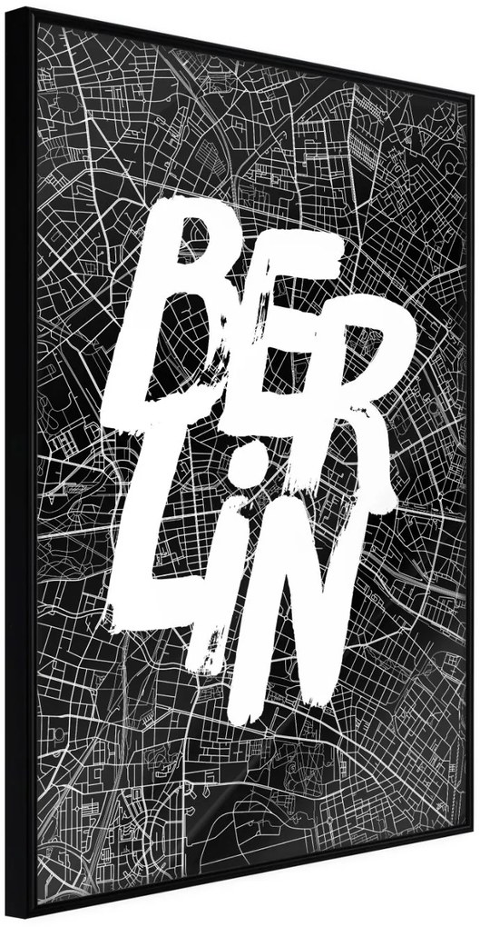 Αφίσα - Negative Berlin [Poster] - 20x30 - Μαύρο - Χωρίς πασπαρτού