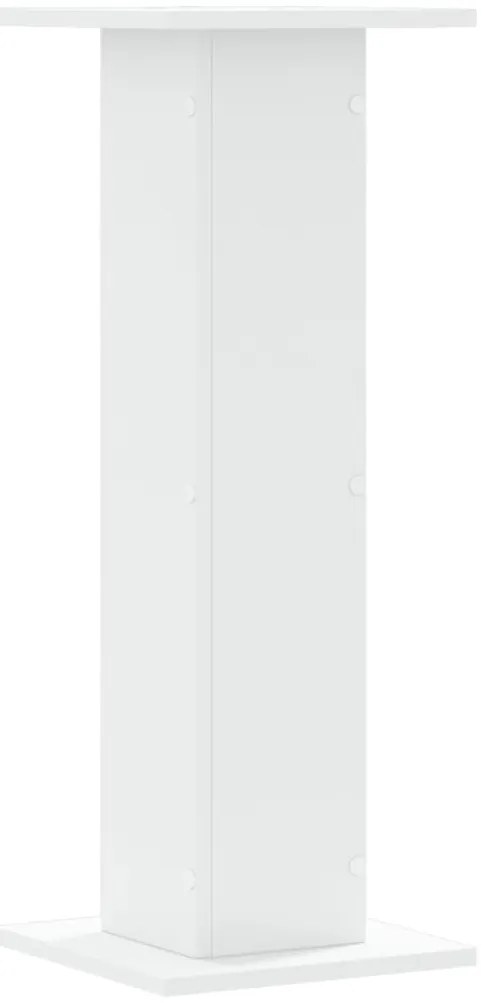 vidaXL Βάσεις Ηχείων 2 Τεμ. Λευκή 30x30x80 εκ. Επεξ. Ξύλο