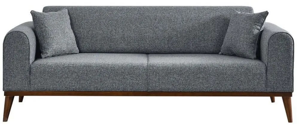 Καναπές - Κρεβάτι Τριθέσιος Cofi 560ARE2907 222x90x80cm Grey