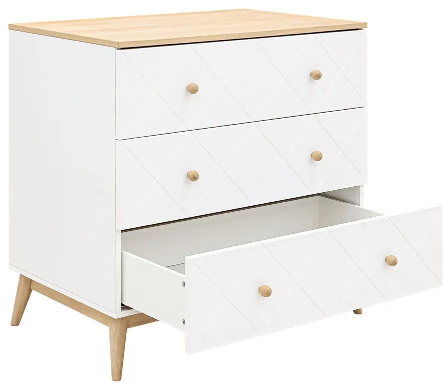 Συρταριέρα  Paris White + Oak Bopita